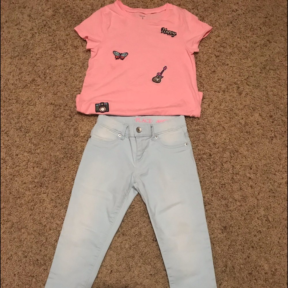Girls jeans and shirt